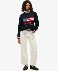 Americana Crew Knit Jumper