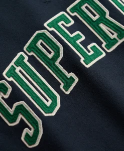Athletic Applique Relaxed Crew Sweatshirt