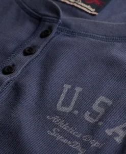 Athletic Button Down Long Sleeve Top