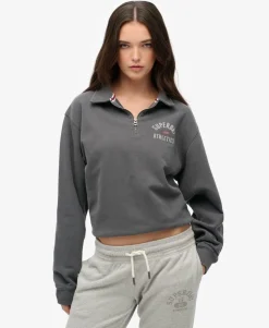 Athletic Collared Half Zip Jumper
