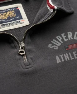 Athletic Collared Half Zip Jumper