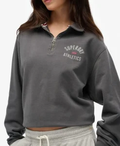 Athletic Collared Half Zip Jumper