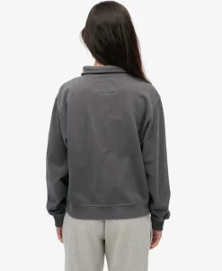 Athletic Collared Half Zip Jumper