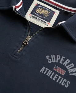 Athletic Collared Half Zip Jumper