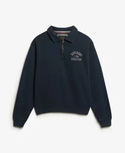 Athletic Collared Half Zip Jumper