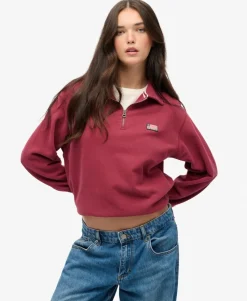 Athletic Collared Half Zip Jumper
