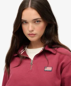 Athletic Collared Half Zip Jumper