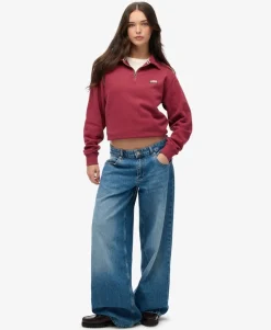 Athletic Collared Half Zip Jumper
