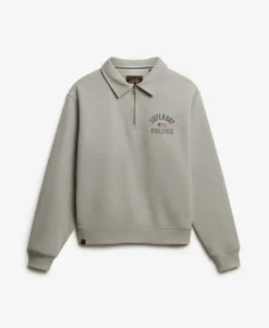 Athletic Collared Half Zip Jumper