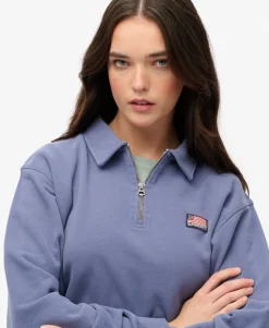 Athletic Collared Half Zip Jumper