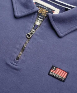 Athletic Collared Half Zip Jumper