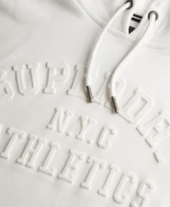 Athletic Embossed Oversized Hoodie
