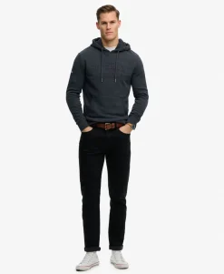 Athletic Embossed Relaxed Hoodie