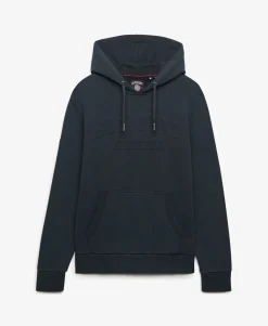 Athletic Embossed Relaxed Hoodie