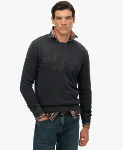 Athletic Embossed Sweatshirt