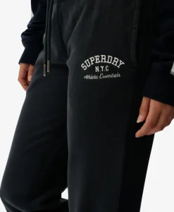 Athletic Embroidered Flare Joggers