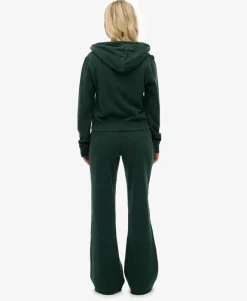 Athletic Embroidered Flare Joggers