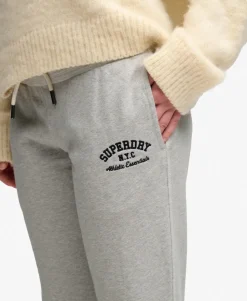 Athletic Embroidered Flare Joggers