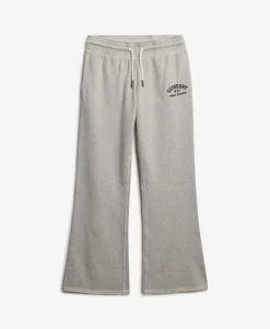 Athletic Embroidered Flare Joggers