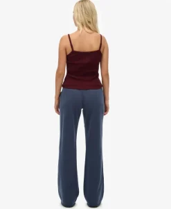 Athletic Embroidered Flare Joggers