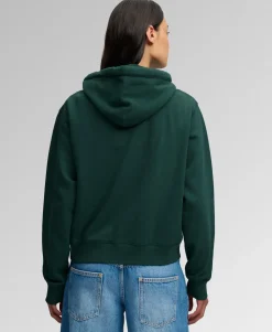 Athletic Essential Applique Cropped Hoodie