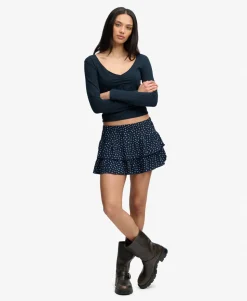 Athletic Essential Gathered Long Sleeve Top