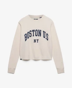 Athletic Essential Graphic Long Sleeve Top