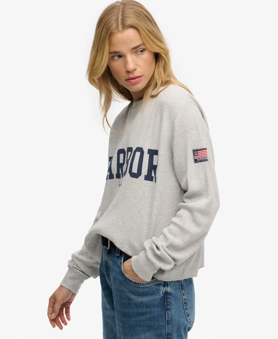 Athletic Essential Graphic Long Sleeve Top