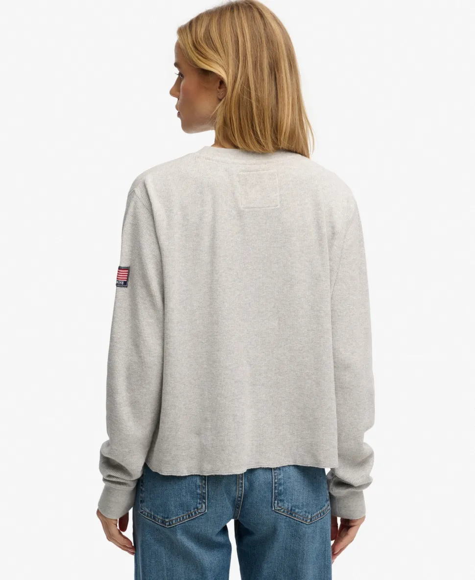 Athletic Essential Graphic Long Sleeve Top