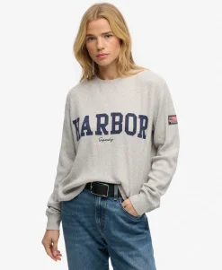 Athletic Essential Graphic Long Sleeve Top