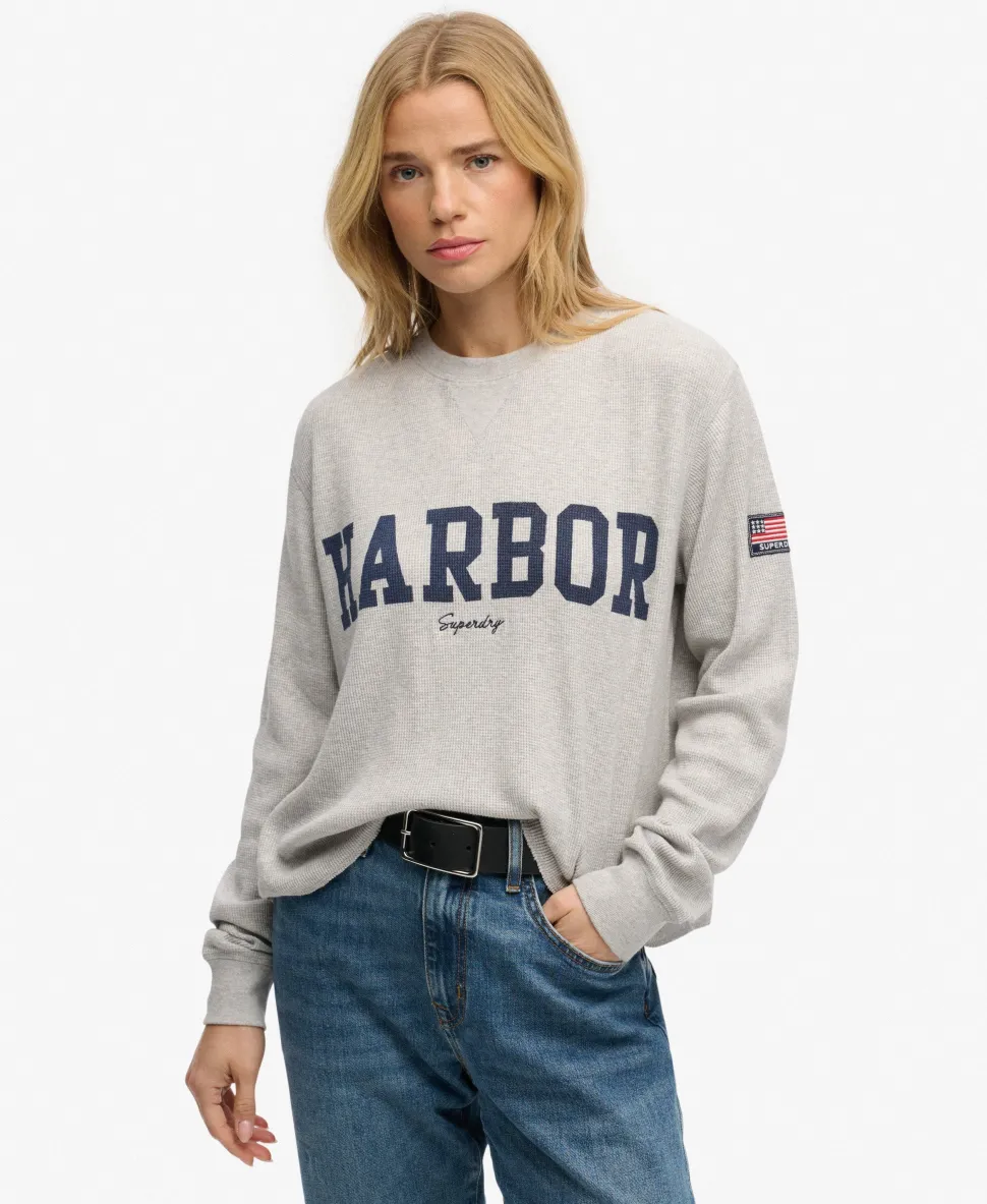 Athletic Essential Graphic Long Sleeve Top