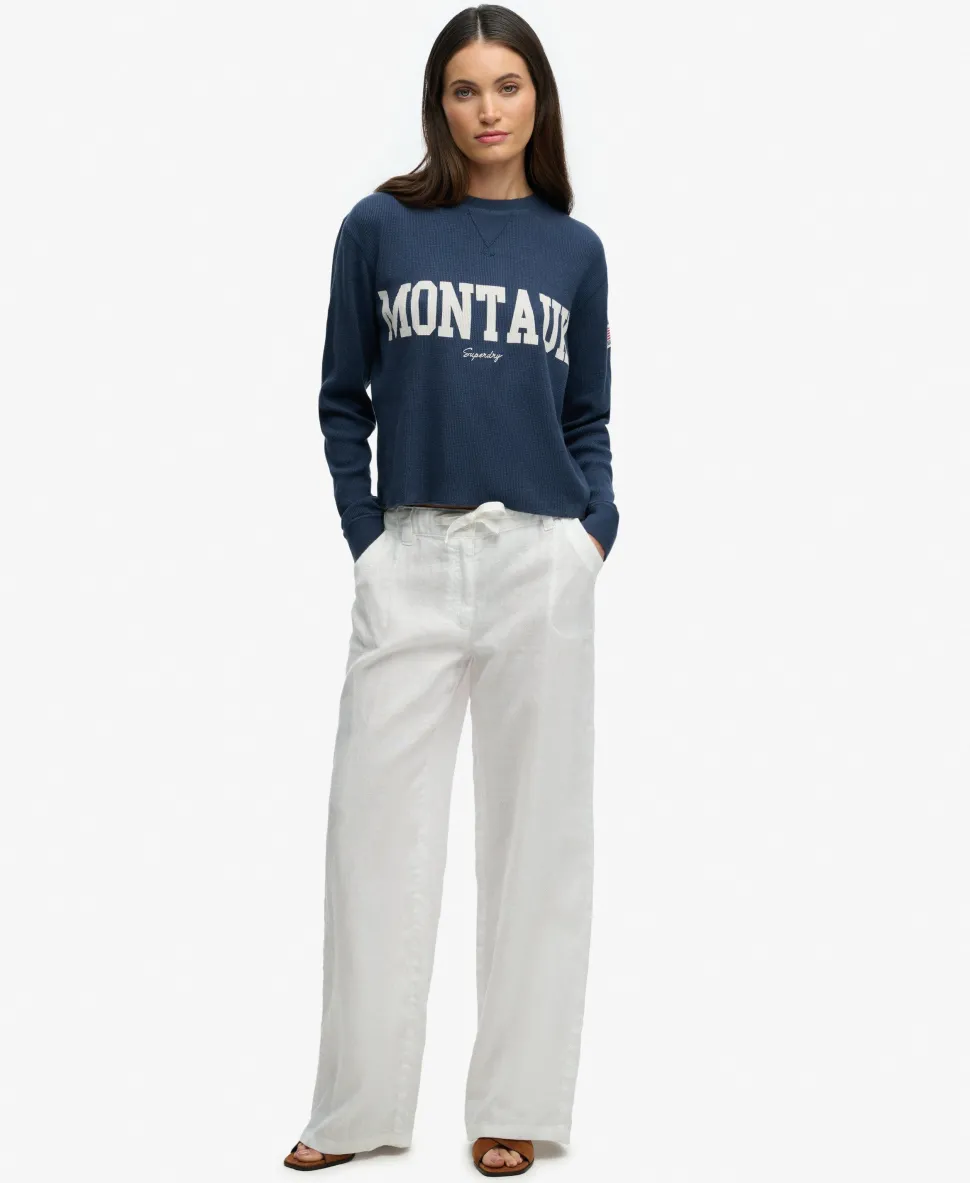 Athletic Essential Graphic Long Sleeve Top