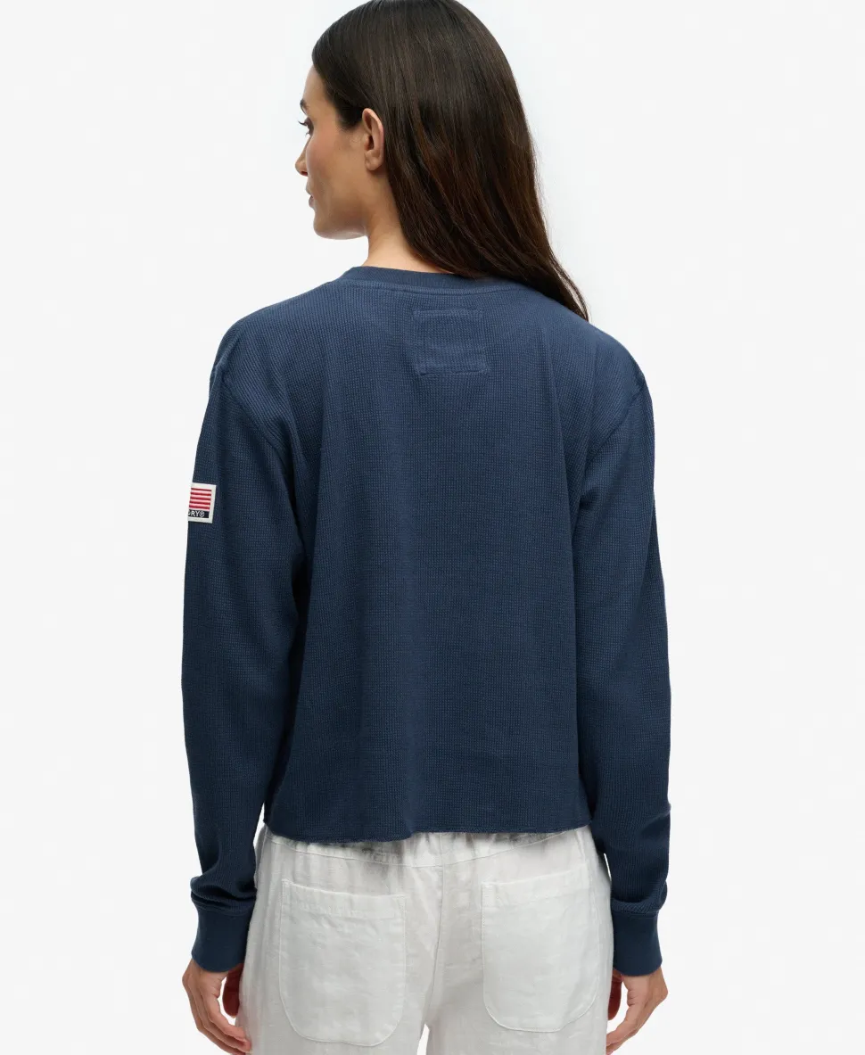 Athletic Essential Graphic Long Sleeve Top