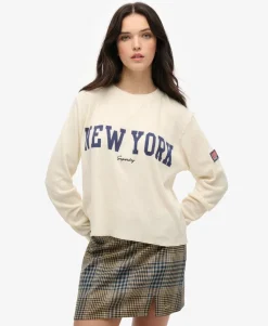 Athletic Essential Graphic Long Sleeve Top
