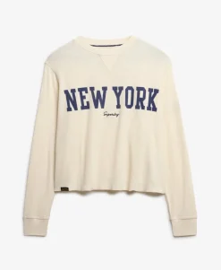 Athletic Essential Graphic Long Sleeve Top
