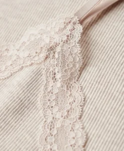 Athletic Essential Lace Trim Cami Top