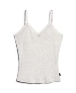 Athletic Essential Lace Trim Cami Top