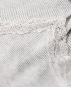 Athletic Essential Lace Trim Cami Top