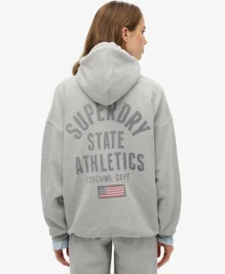 Athletic Essential Oversized Zip Hoodie