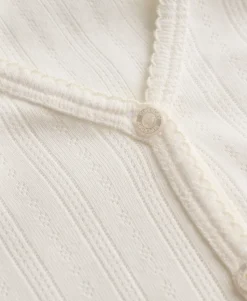 Athletic Essential Pointelle Cardigan