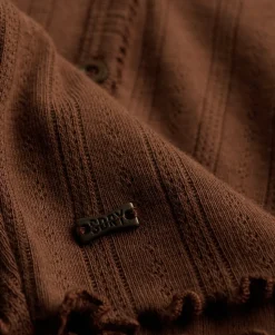 Athletic Essential Pointelle Cardigan