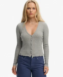 Athletic Essential Pointelle Cardigan