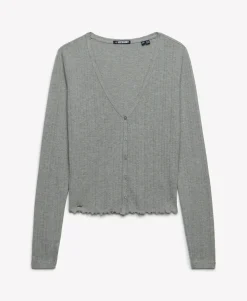 Athletic Essential Pointelle Cardigan