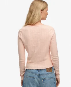 Athletic Essential Pointelle Cardigan