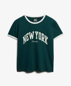 Athletic Essential Ringer Fitted T-Shirt