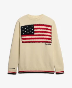 Athletic Essentials Americana Flag Crew Knit