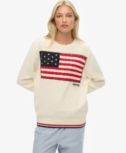 Athletic Essentials Americana Flag Crew Knit