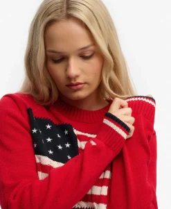 Athletic Essentials Americana Flag Crew Knit