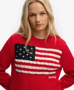 Athletic Essentials Americana Flag Crew Knit