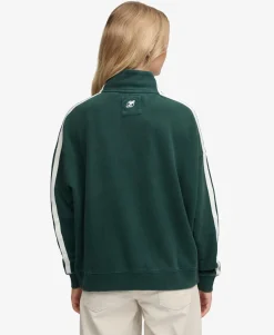 Athletic Essentials Applique Loose Zip Track Top